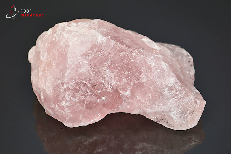 Minéral brut de quartz rose du Brésil