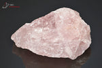 Quartz rose brut - Brésil - minéraux bruts 7,9 cm / 164g / AY951 - Vignette | 1001 minéraux