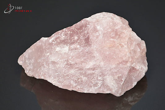Minéral brut de quartz rose du Brésil