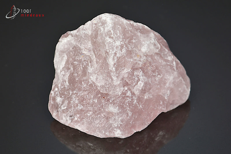 Minéral brut de quartz rose du Brésil