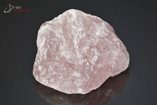 Minéral brut de quartz rose du Brésil