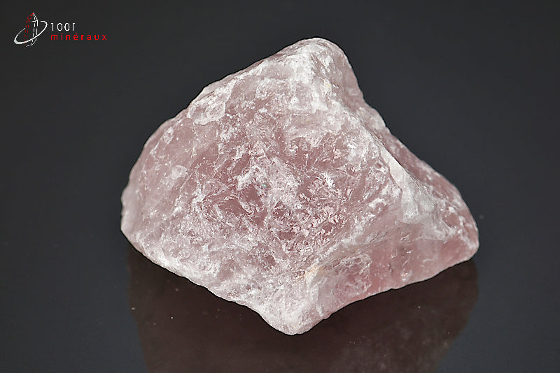 Minéral brut de quartz rose du Brésil