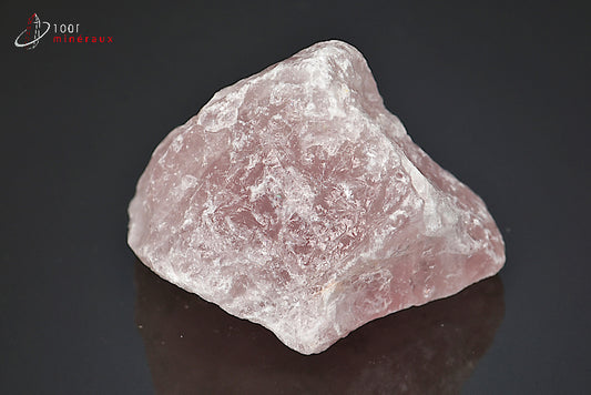 Minéral brut de quartz rose du Brésil