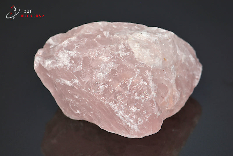 Minéral brut de quartz rose du Brésil