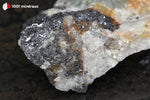 Galène sur Quartz blanc du Maroc - 72 g / AZ372 - Vignette | 1001 minéraux