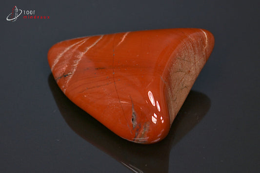 Minéral poli de jaspe rouge du Brésil