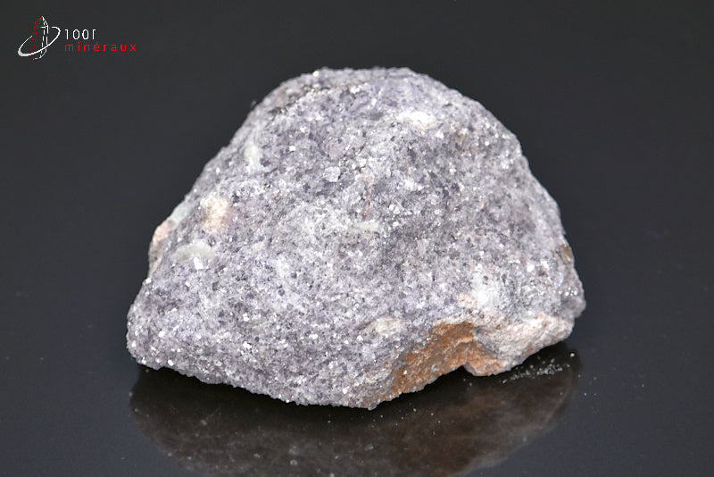 Minéral brut de lépidolite violette de Brésil