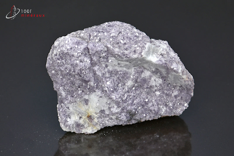Minéral brut de lépidolite violette de Brésil