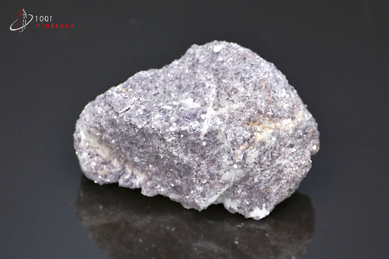 Minéral brut de lépidolite violette de Brésil