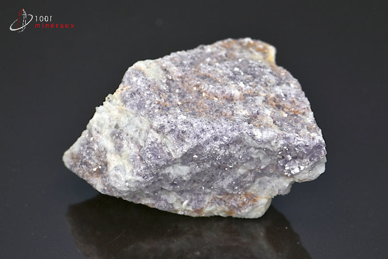 Minéral brut de lépidolite violette de Brésil