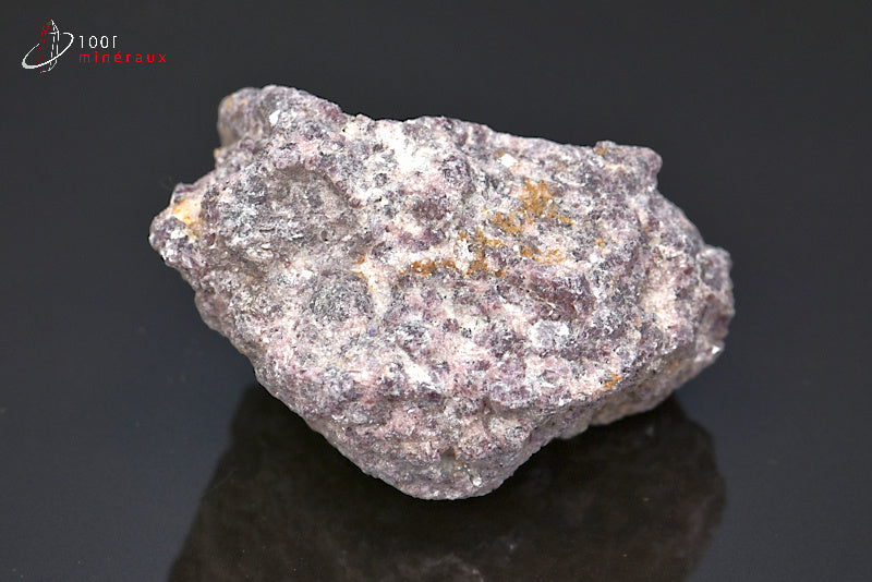 Minéral brut de lépidolite violette de Brésil