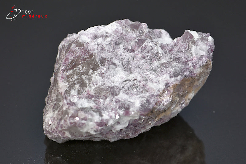 Minéral brut de lépidolite violette de Brésil