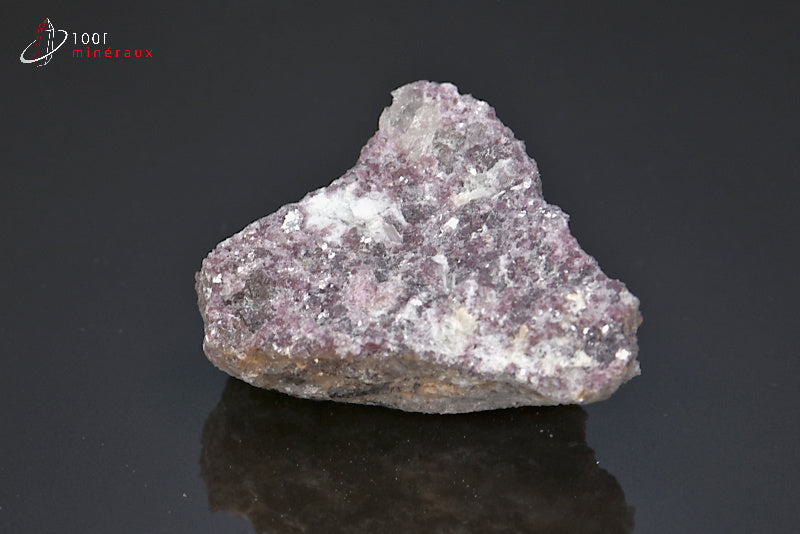 Minéral brut de lépidolite violette de Brésil