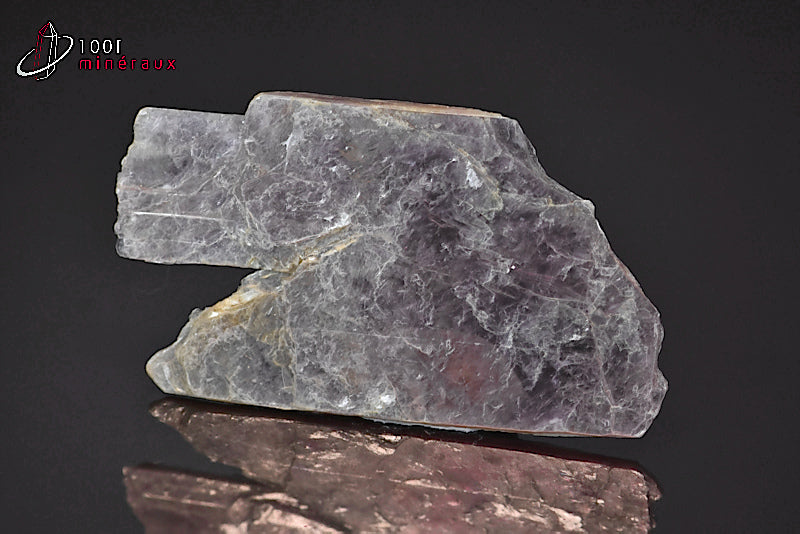 Minéral de lépidolite en plaque du Brésil