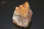 Citrine cristallisée - Brésil - minéraux à cristaux 7,9 cm / 390g / BA100 - Vignette | 1001 minéraux
