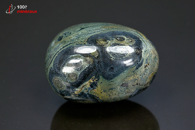 Minéral poli de jaspe Kambala de Madagascar