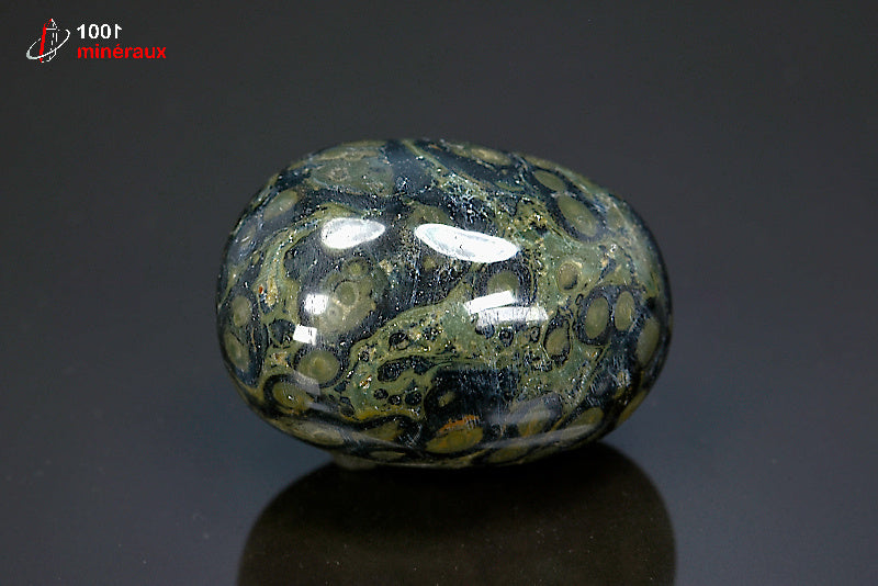 Minéral poli de jaspe Kambala de Madagascar