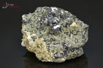 Galène, Pyrite et Quartz- Bulgarie - minéraux à cristaux 8,5 cm / 290g / BA272 - Vignette | 1001 minéraux