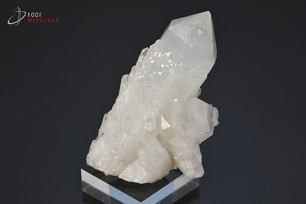 Minéral cristallisé de quartz du Brésil
