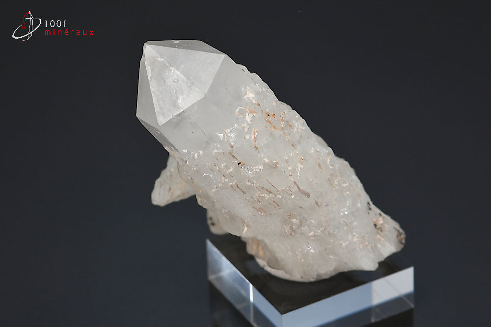 Minéral cristallisé de quartz du Brésil