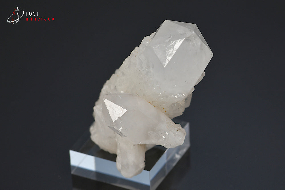 Minéral cristallisé de quartz du Brésil