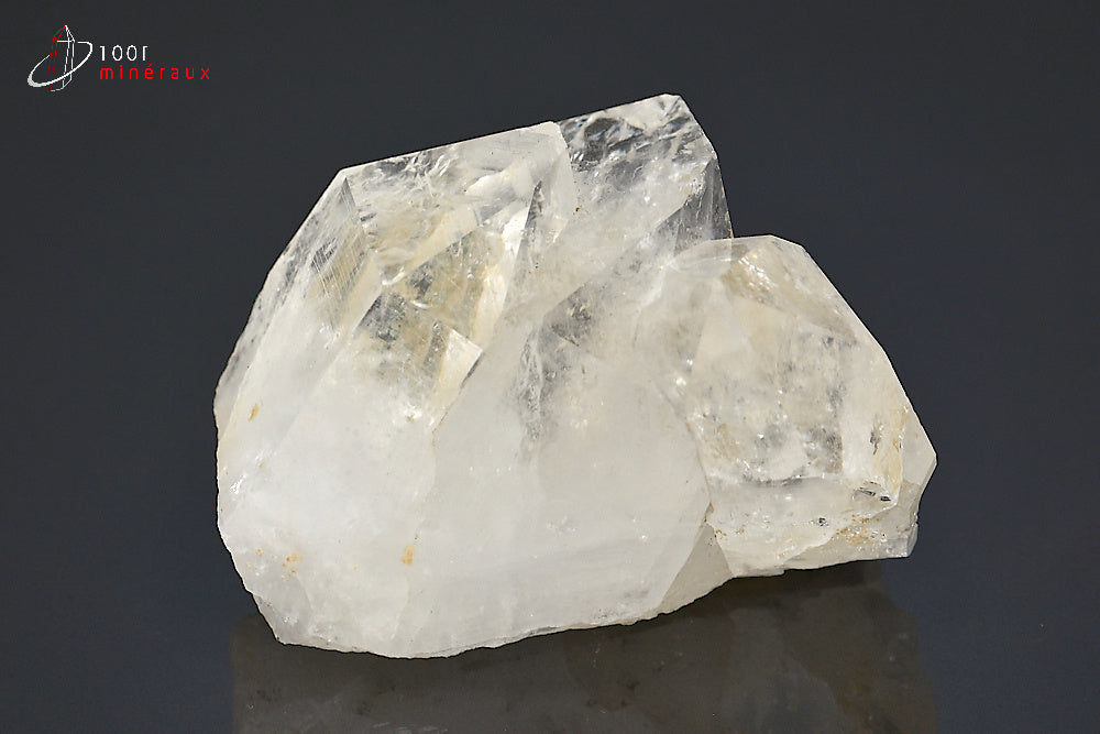 Minéral cristallisé de quartz de France