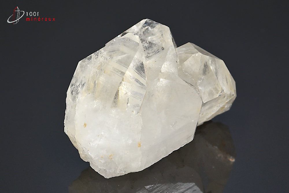 Minéral cristallisé de quartz de France