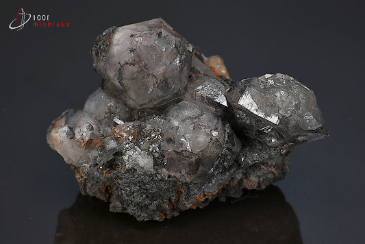 Minéral cristallisé de quartz fumé de République démocratique du Congo