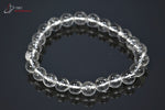 Bracelet minéraux Cristal de roche 19,5cm / Perles 8mm / 15g / BA337 - Vignette | 1001 minéraux