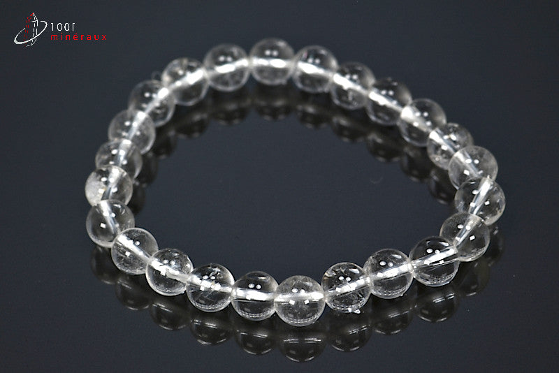 Bracelet minéral en cristal de roche