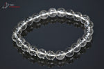 Bracelet minéraux Cristal de roche 19,5cm / Perles 8mm / 17g / BA338 - Vignette | 1001 minéraux