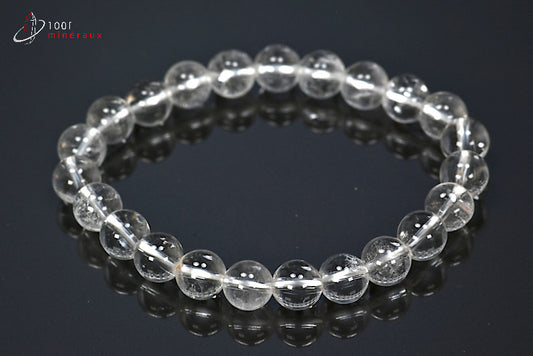 Bracelet minéral en cristal de roche