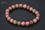 Bracelet minéraux Rhodonite 19,5cm / Perles 8mm / 18g / BA359 - Vignette | 1001 minéraux