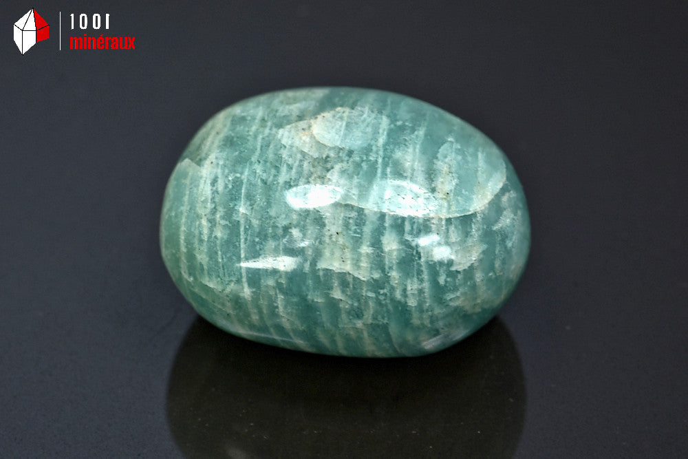 Minéral poli d'Amazonite verte de Madagascar