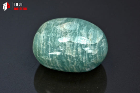 Minéral poli d'Amazonite verte de Madagascar