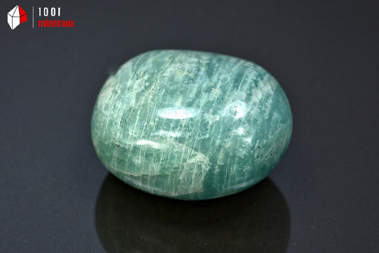 Minéral poli d'Amazonite verte de Madagascar