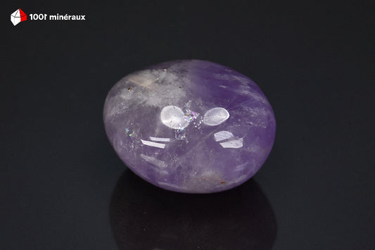 Améthyste polie de Madagascar, 3,7 cm, 39 grammes