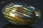 Labradorite grand galet poli - Madagascar - minéraux polis 11,5cm / 425g / BA773 - Vignette | 1001 minéraux