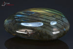 Labradorite grand galet poli - Madagascar - minéraux polis 11,5cm / 425g / BA773 - Vignette | 1001 minéraux