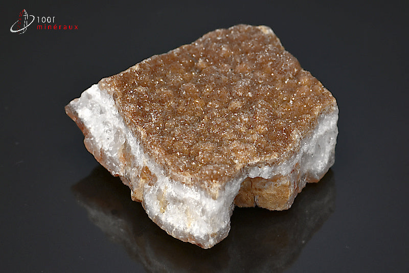 Minéral cristallisé de citrine du Brésil
