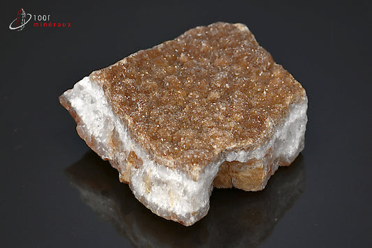 Minéral cristallisé de citrine du Brésil
