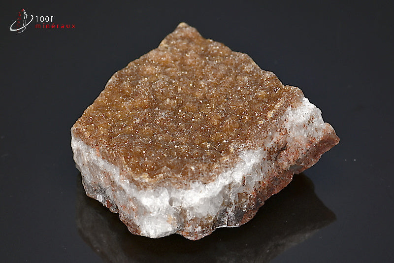 Minéral cristallisé de citrine du Brésil