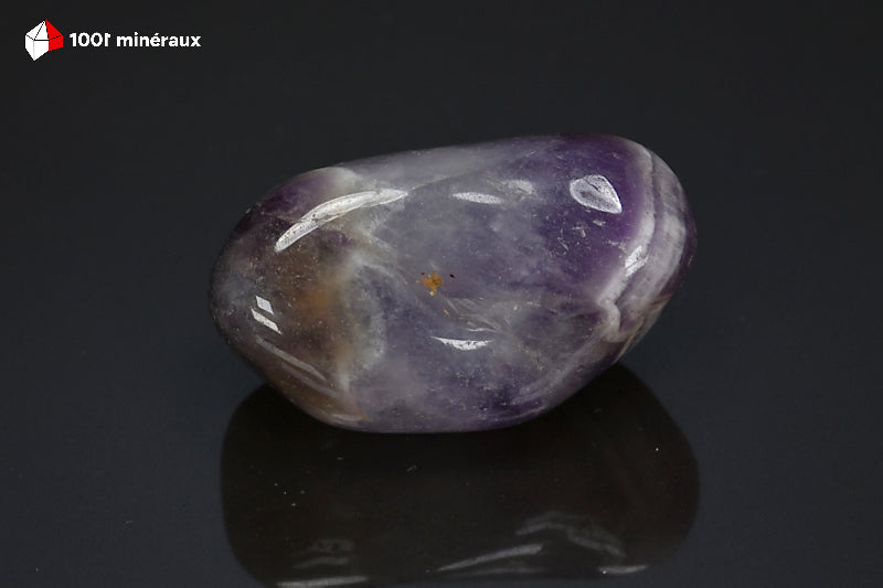 Minéral poli d'améthyste à chevrons de Namibie