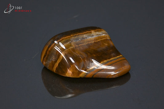 Minéral poli d'œil de tigre d'Afrique du sud