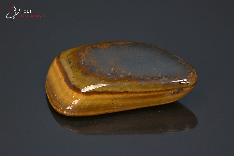 Minéral poli d'œil de tigre d'Afrique du sud