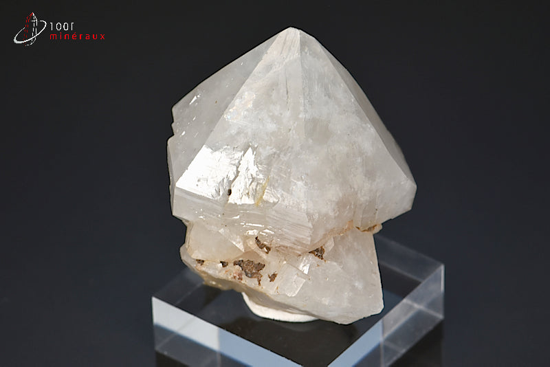 Minéral cristallisé de quartz de France