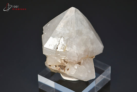 Minéral cristallisé de quartz de France