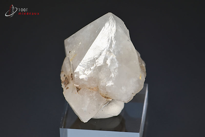 Minéral cristallisé de quartz de France