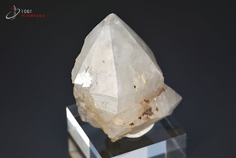 Minéral cristallisé de quartz de France
