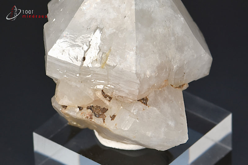 Minéral cristallisé de quartz de France